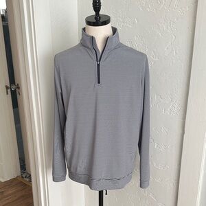 Peter Millar Navy Quarter-Zip Pullover